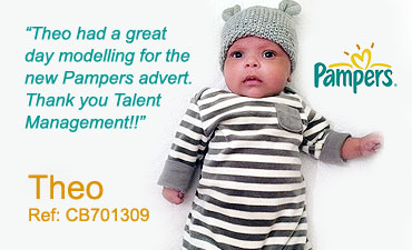 baby modelling london with talent management model agency